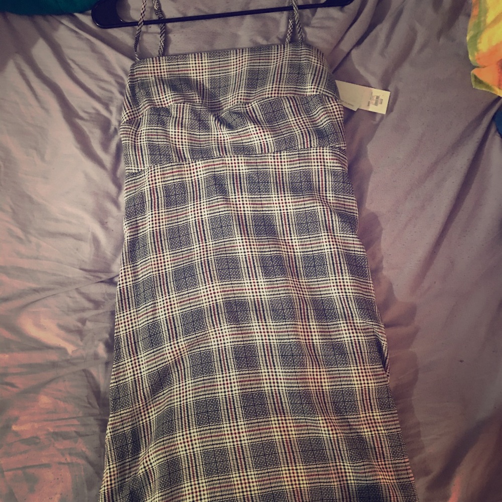 Candie’s Gingham Print Slip Dress